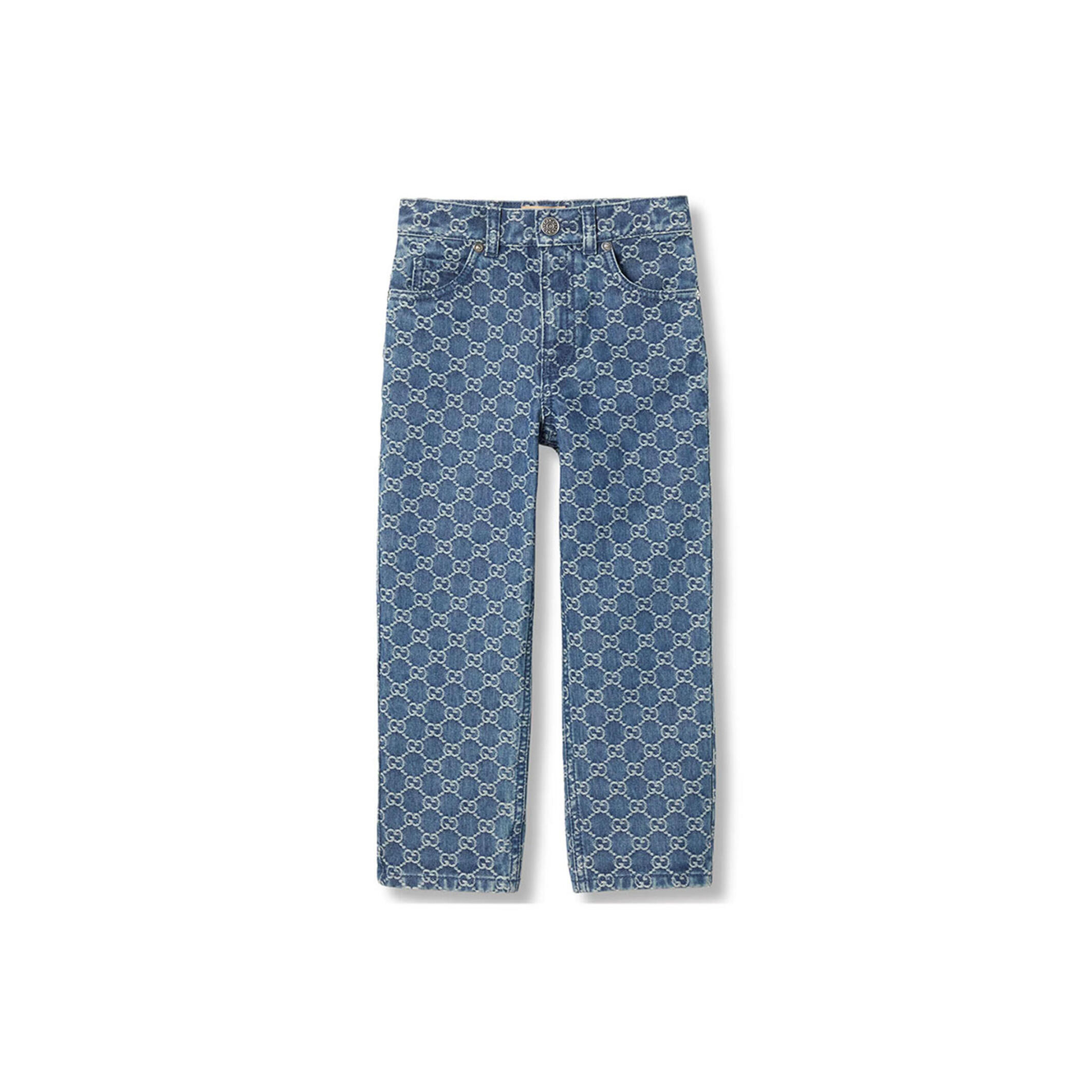 gvc*1 children''s gg De*1m jacquard pants 638161